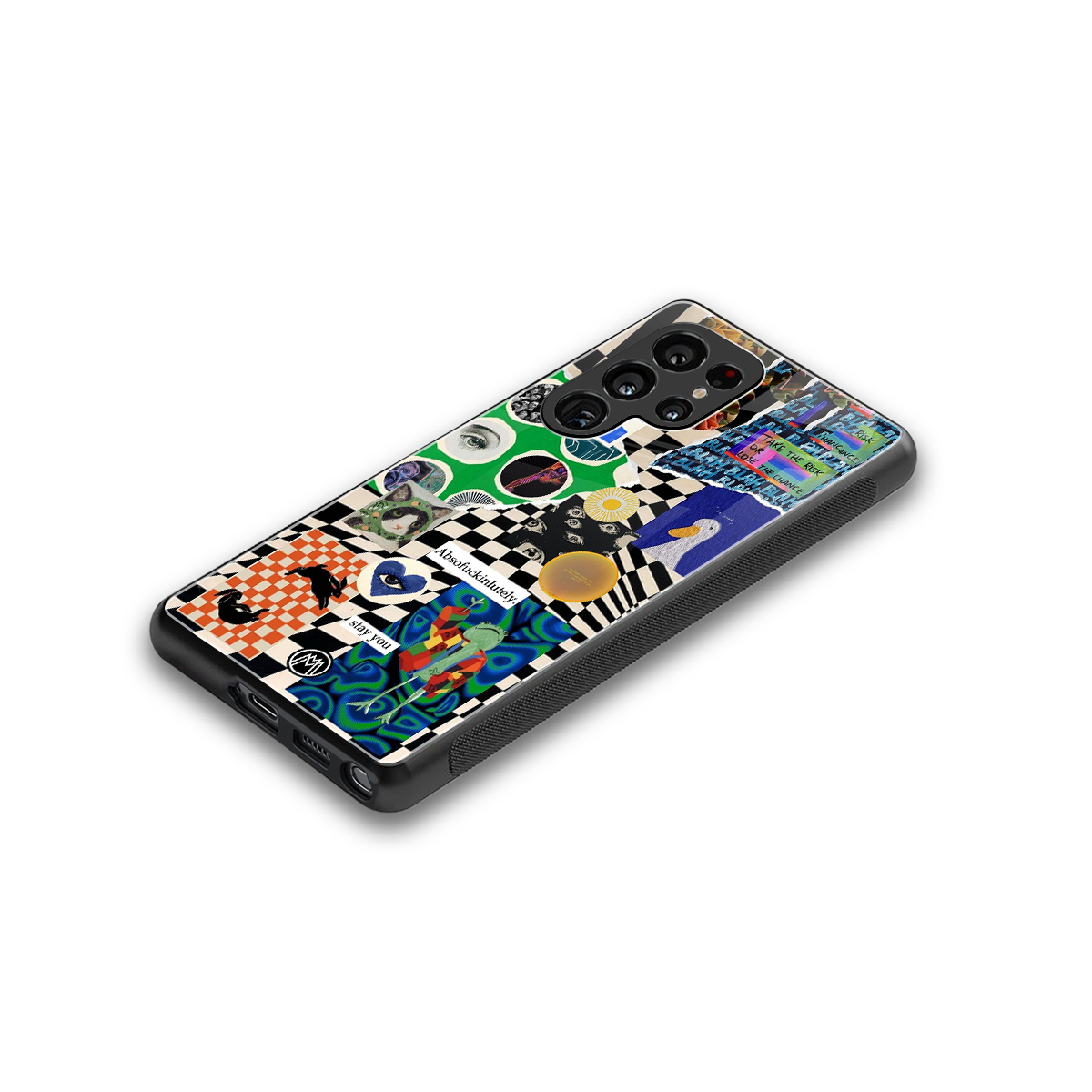 courage back phone cover | glass case for samsung galaxy s25 ultra