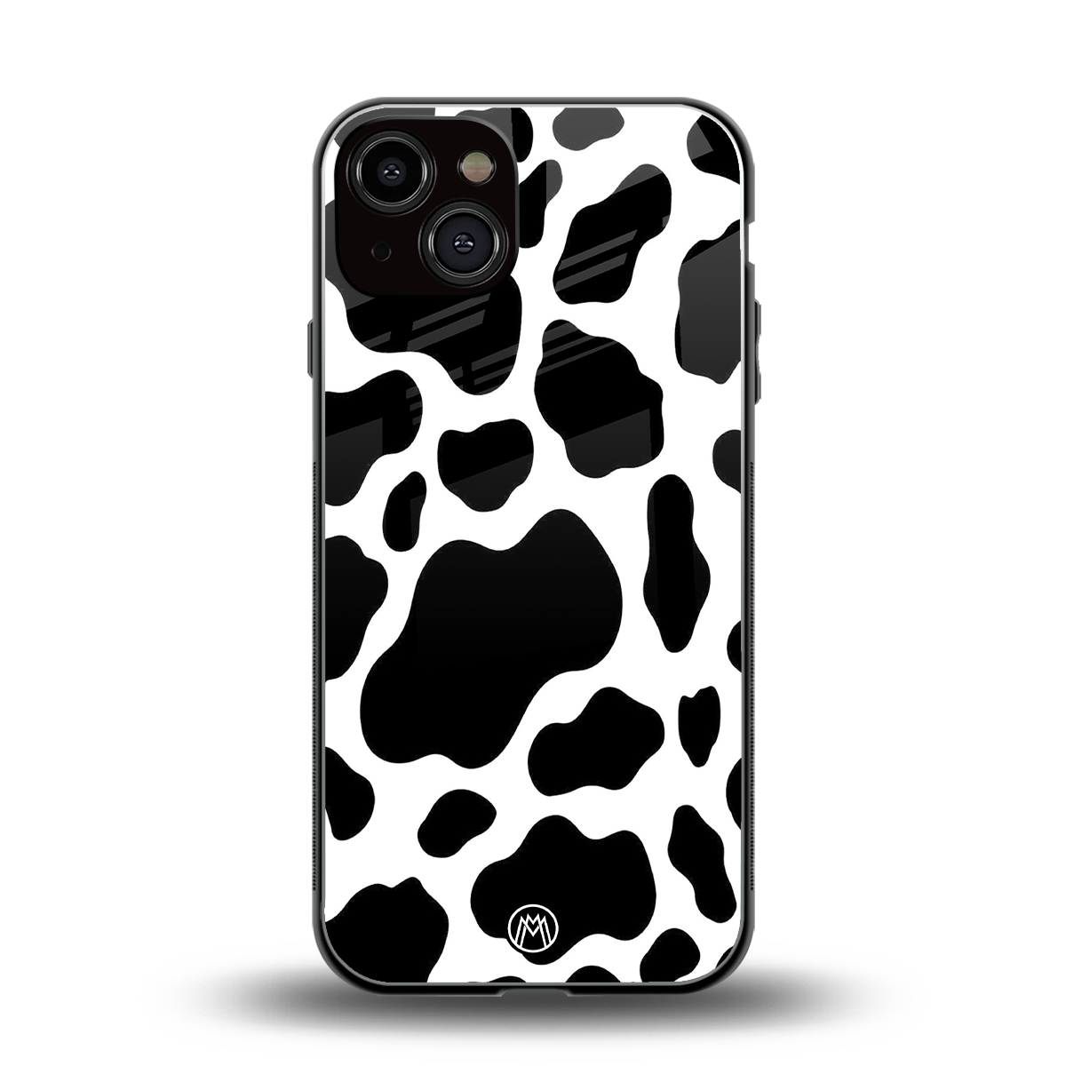 cow fur back phone cover | glass case for iphone 13