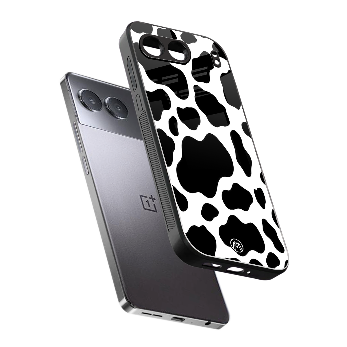 cow fur back phone cover | glass case for oneplus nord 4