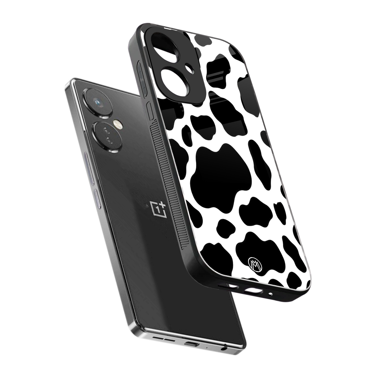 cow fur back phone cover | glass case for oneplus nord ce 3