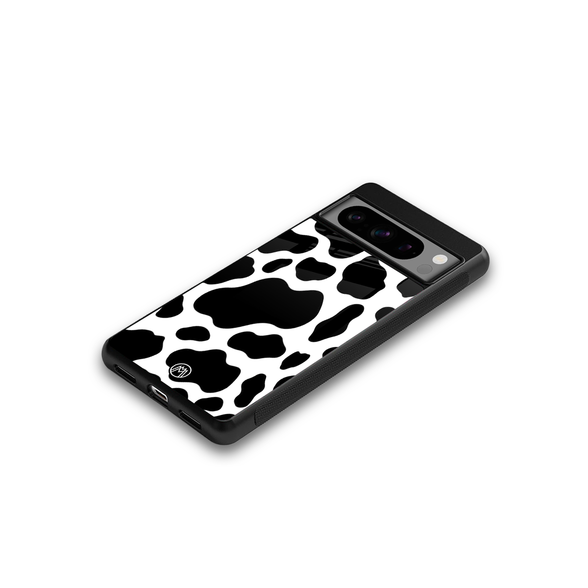 cow fur back phone cover | glass case for google pixel 8 pro