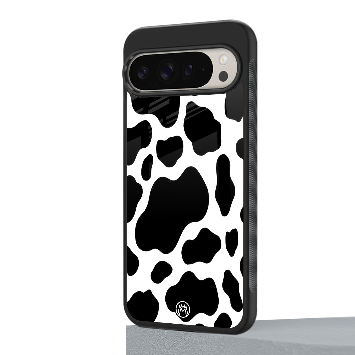 cow fur back phone cover | glass case for google pixel 9 pro xl