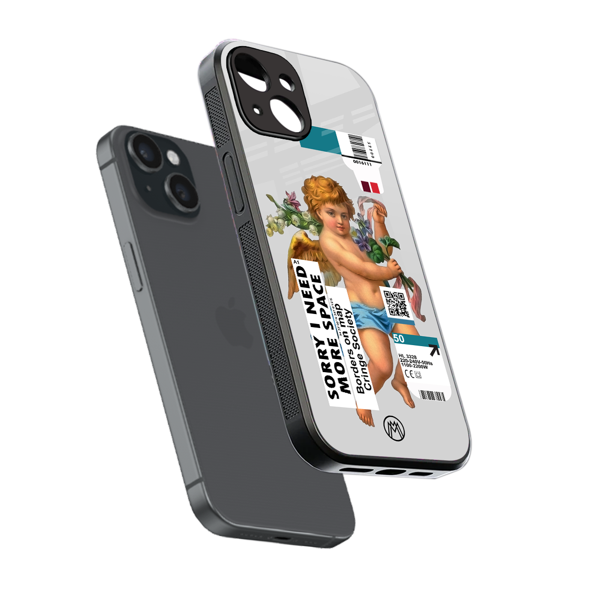 cringe society back phone cover | glass case for iphone 13 mini