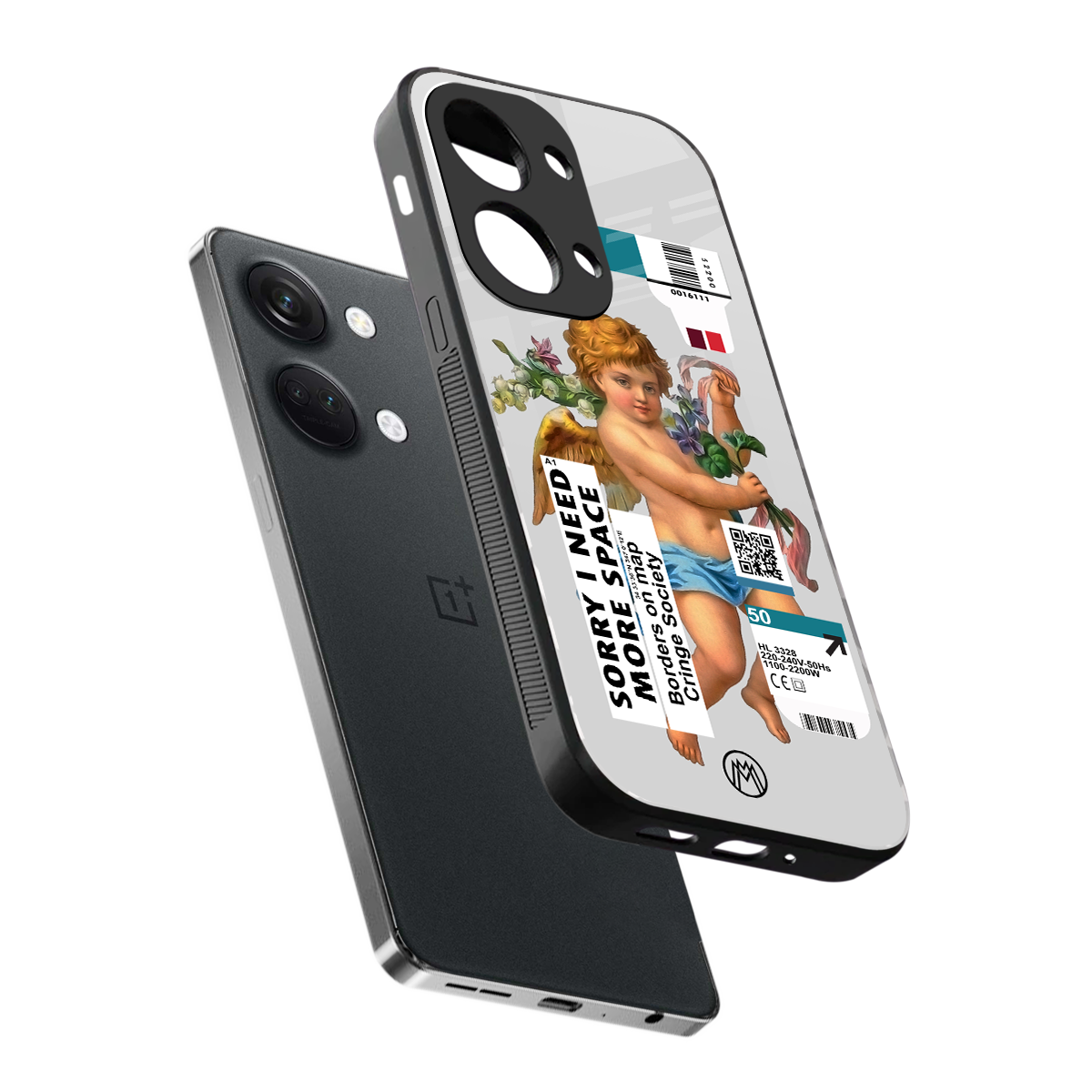 cringe society back phone cover | glass case for oneplus nord 3