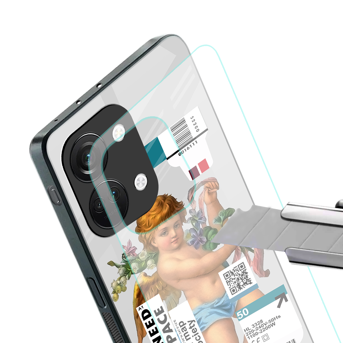cringe society back phone cover | glass case for oneplus nord 3