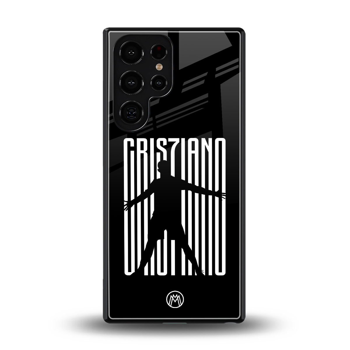 cristiano back phone cover | glass case for samsung galaxy s25 ultra