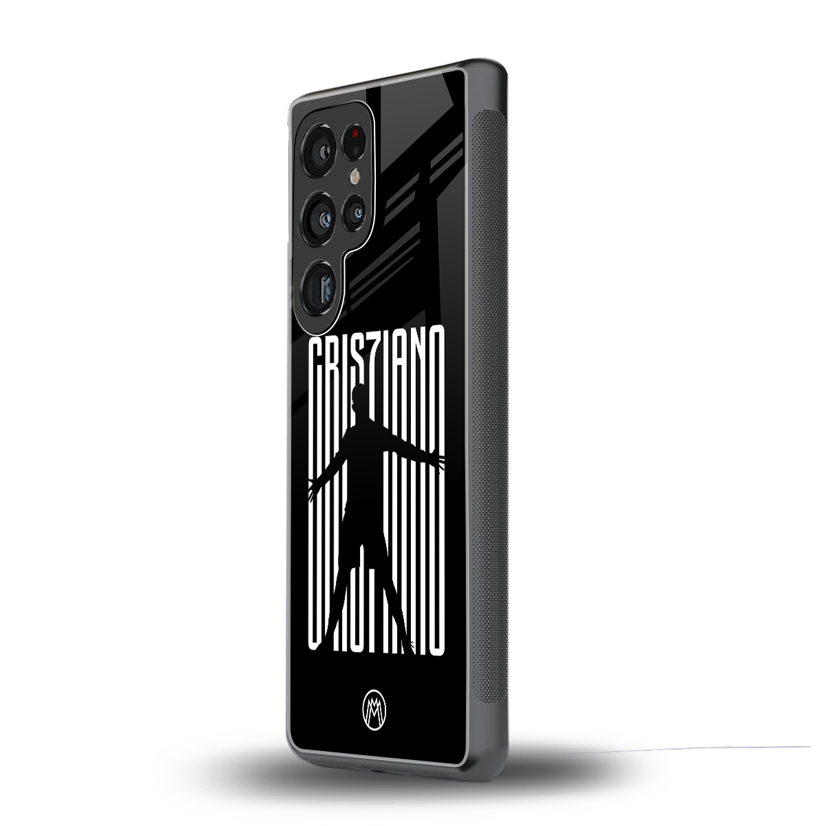 cristiano back phone cover | glass case for samsung galaxy s25 ultra