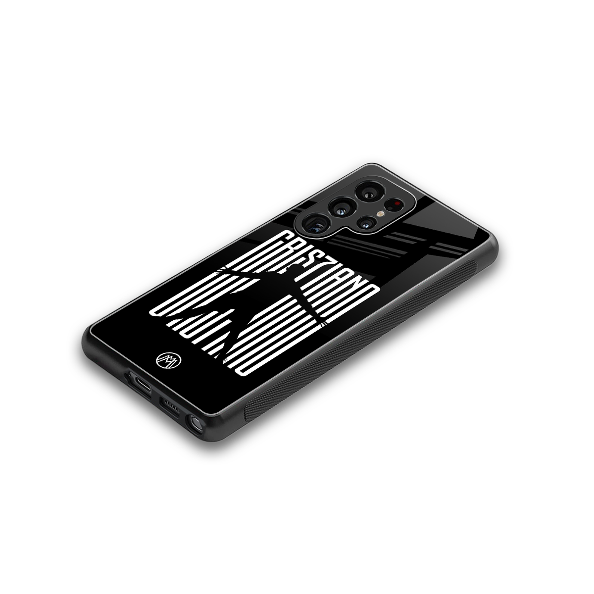 cristiano back phone cover | glass case for samsung galaxy s25 ultra