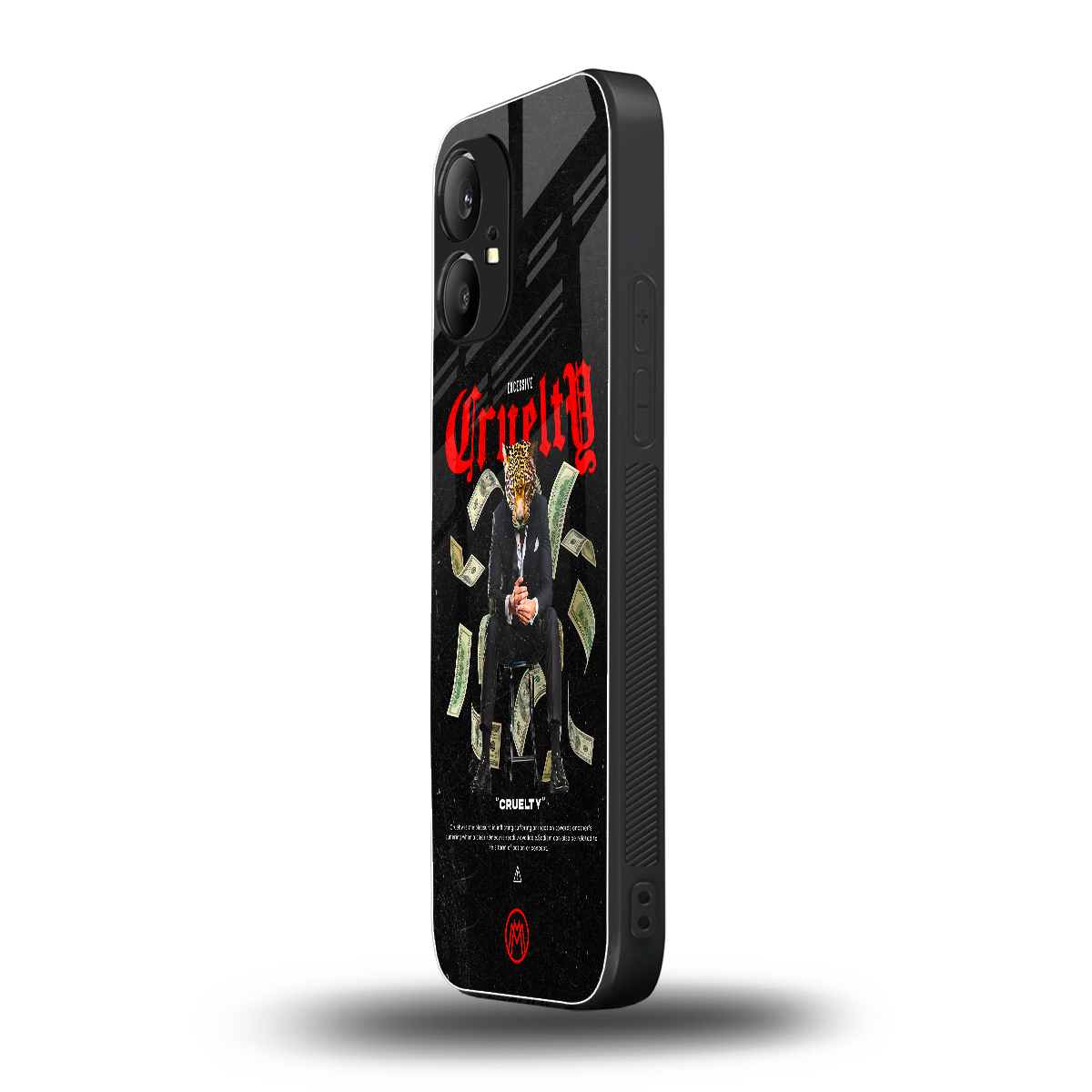 cruelty back phone cover | glass case for nothing phone 1