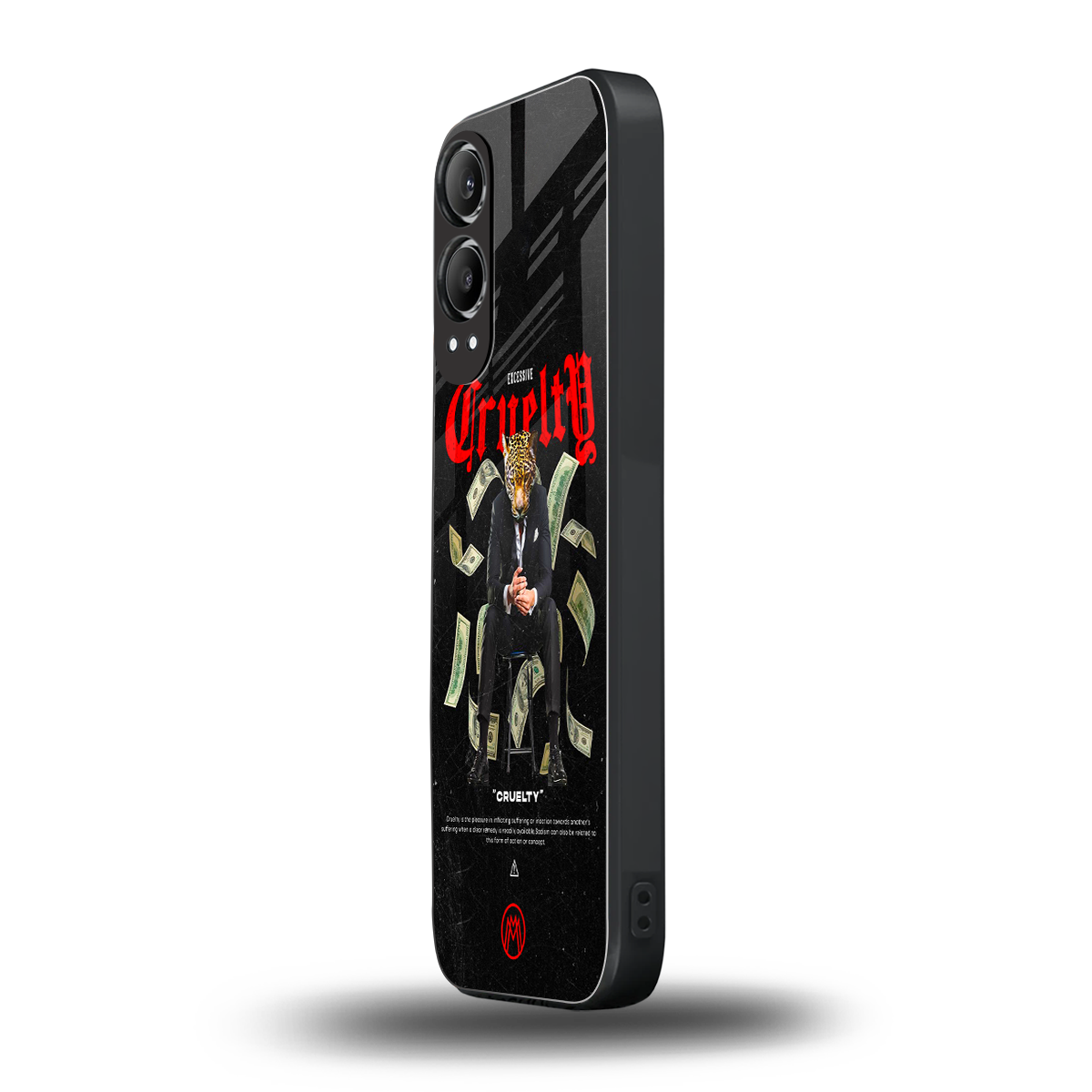 cruelty back phone cover | glass case for oneplus nord ce 4 lite