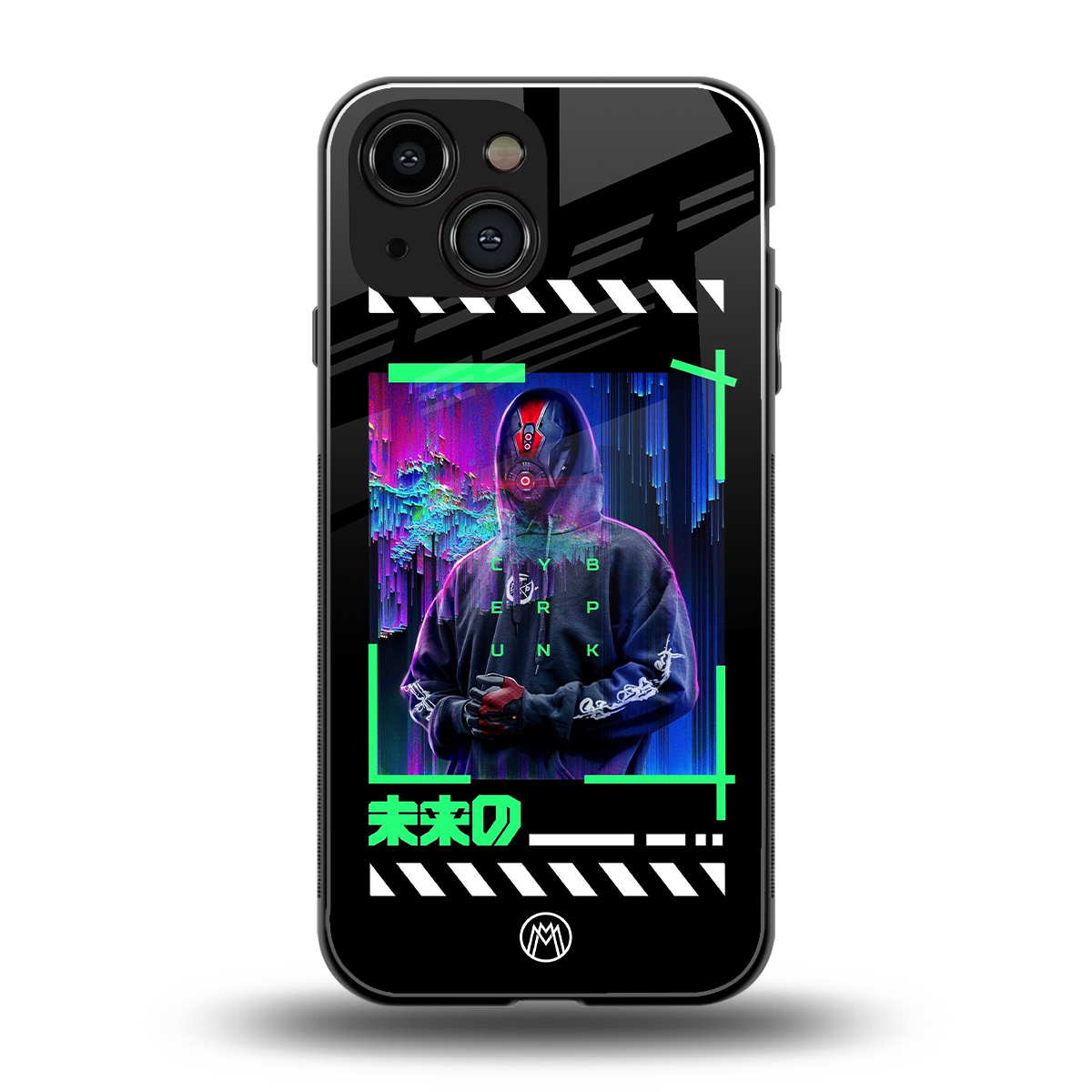 cyberpunk back phone cover | glass case for iphone 13 mini