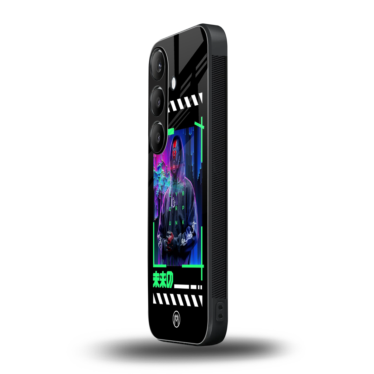 cyberpunk back phone cover | glass case for samsung galaxy s23 plus