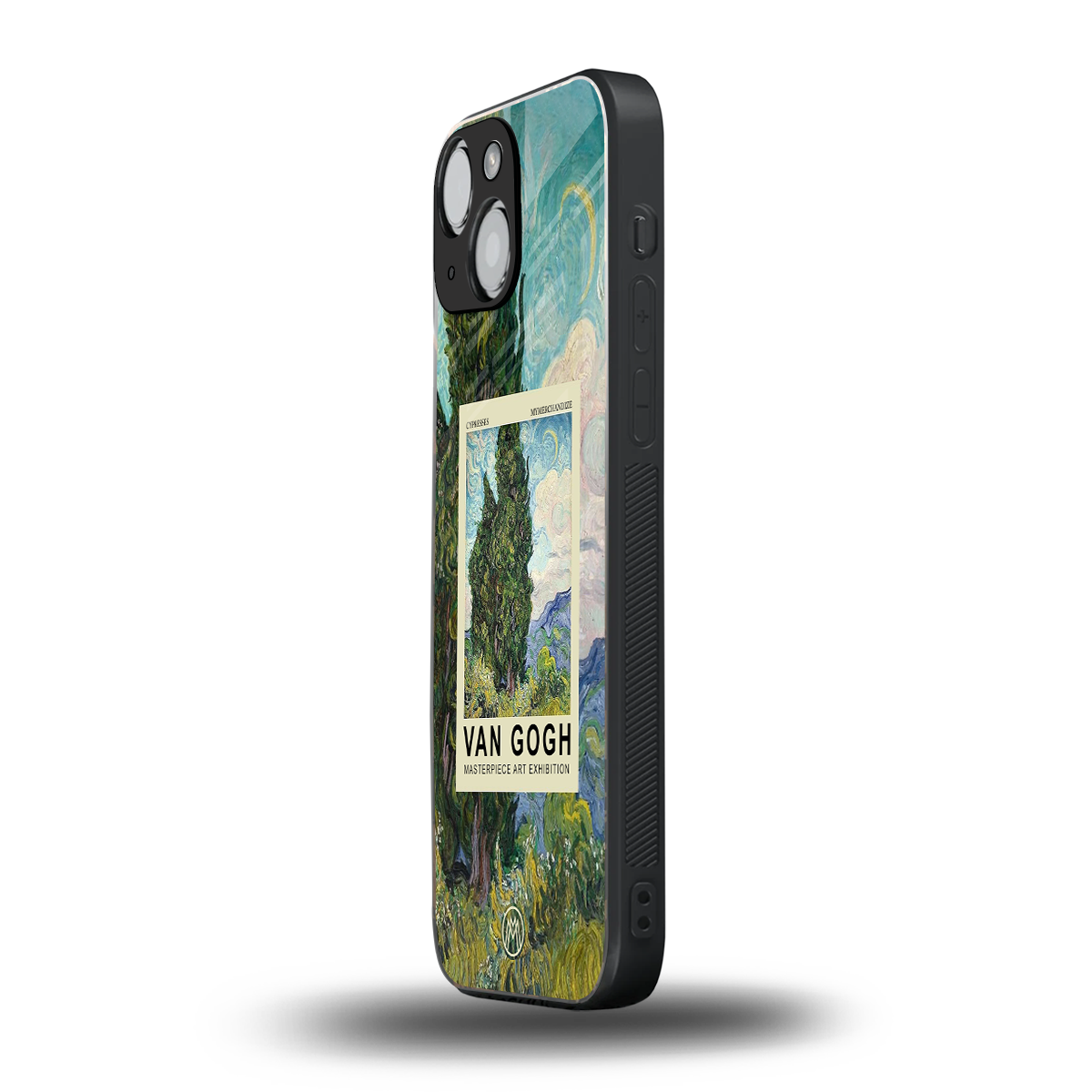 cypresses back phone cover | glass case for iphone 13 mini