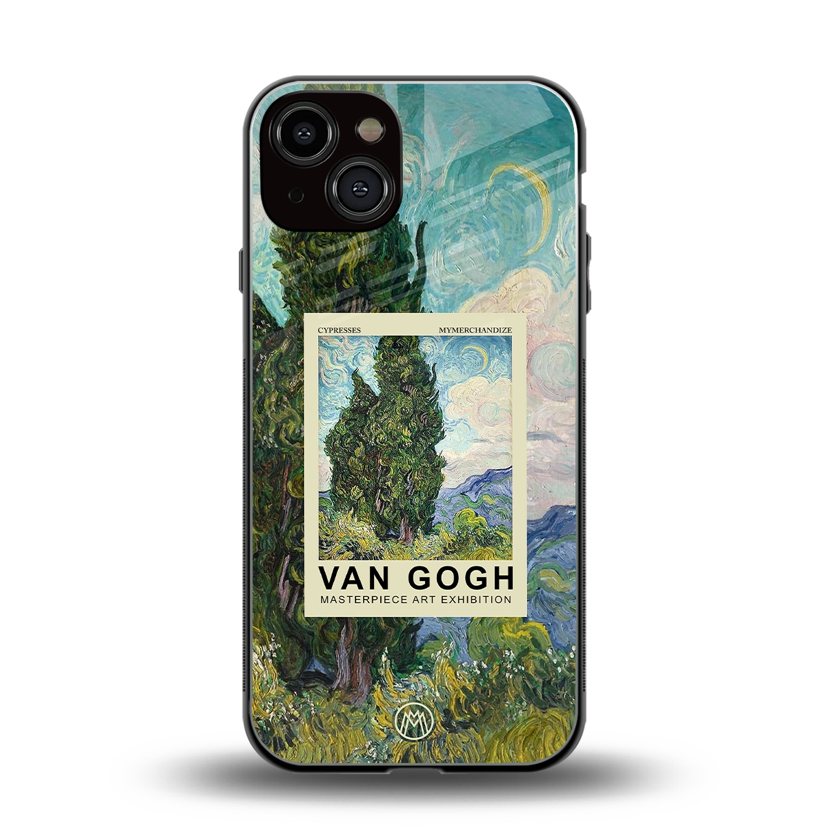 cypresses back phone cover | glass case for iphone 13