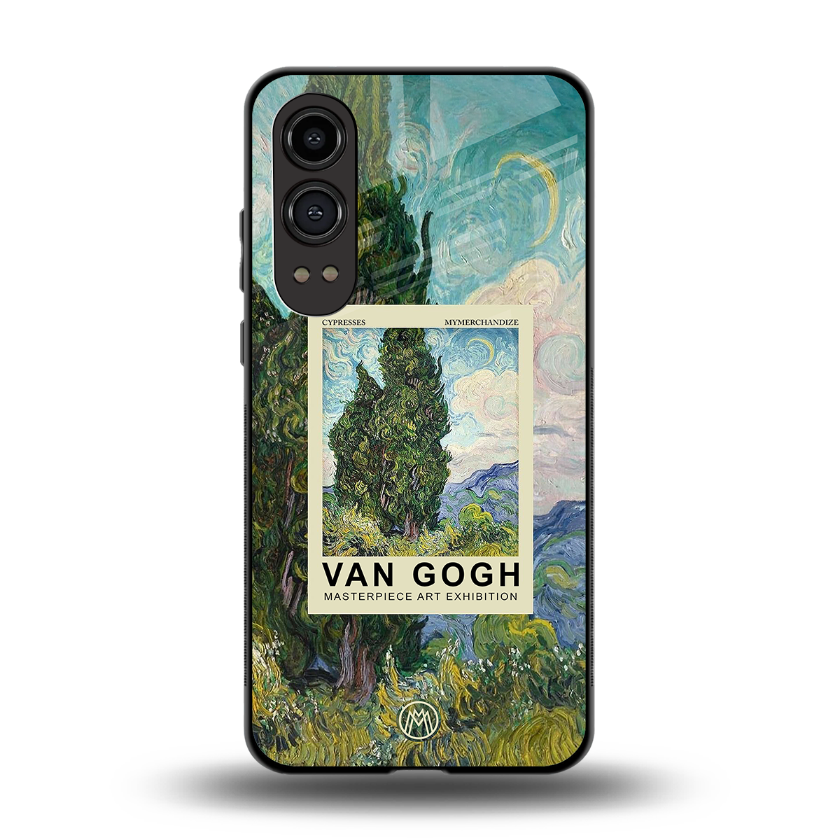 cypresses back phone cover | glass case for oneplus nord ce 4 lite