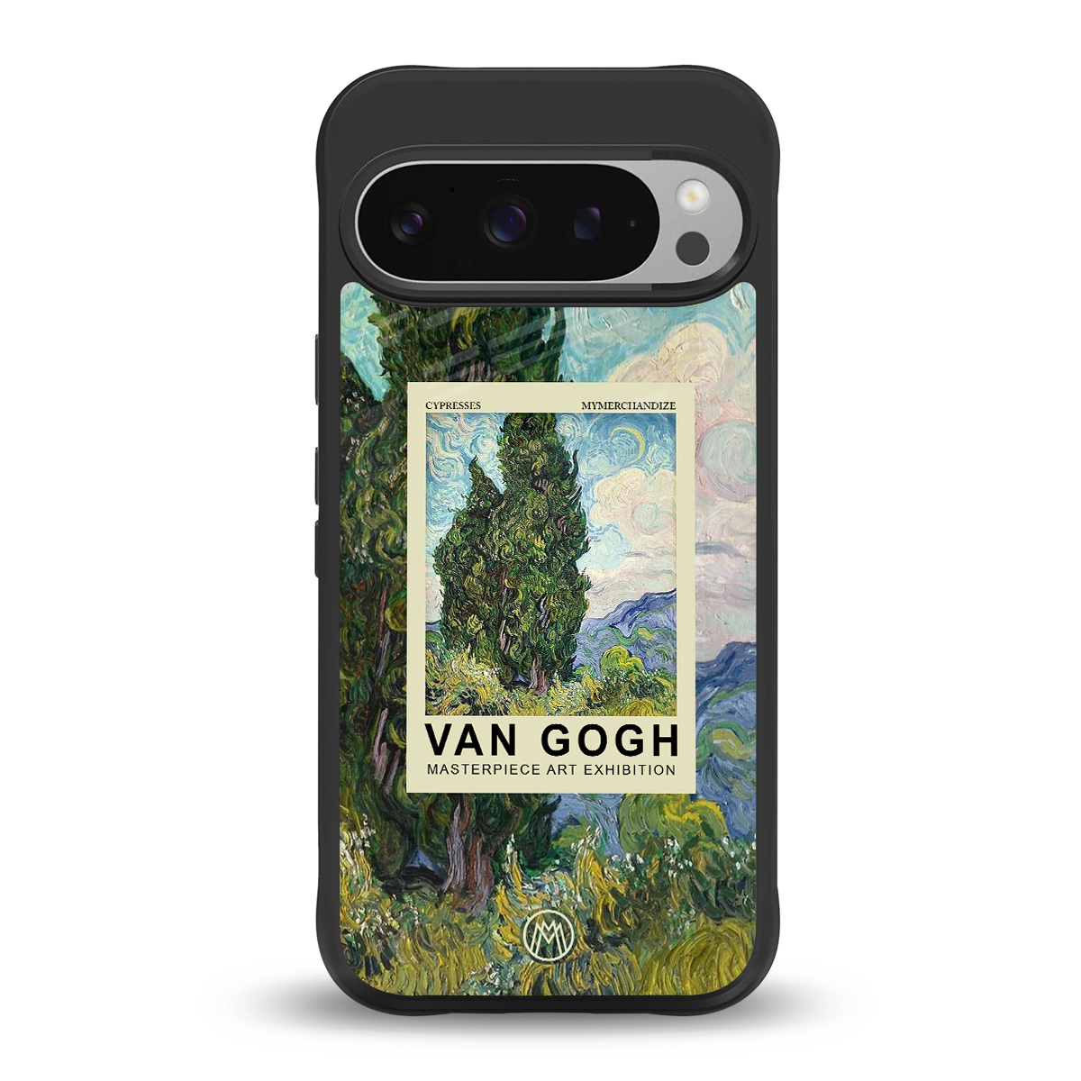 cypresses back phone cover | glass case for google pixel 9 pro