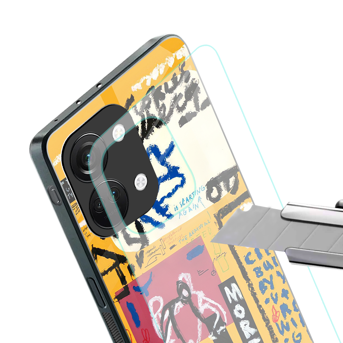 daily dose of motivation back phone cover | glass case for oneplus nord 3