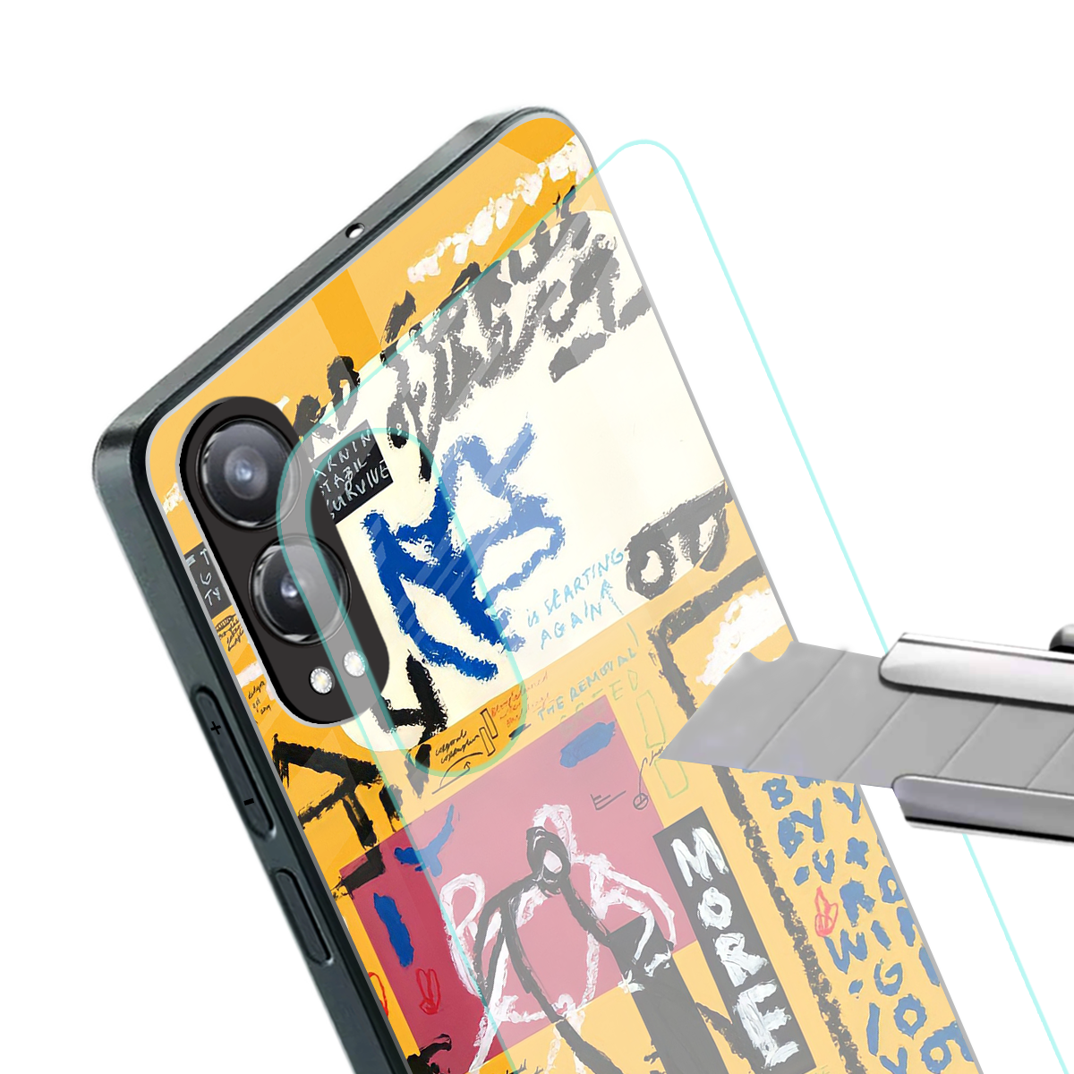 daily dose of motivation back phone cover | glass case for oneplus nord ce 4 lite