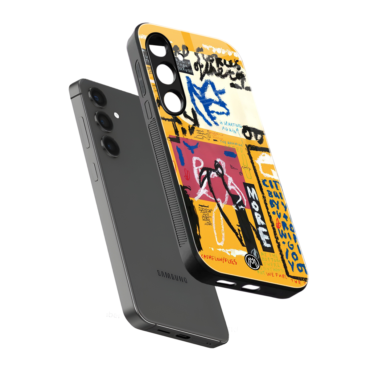 daily dose of motivation back phone cover | glass case for samsung galaxy s24 fe