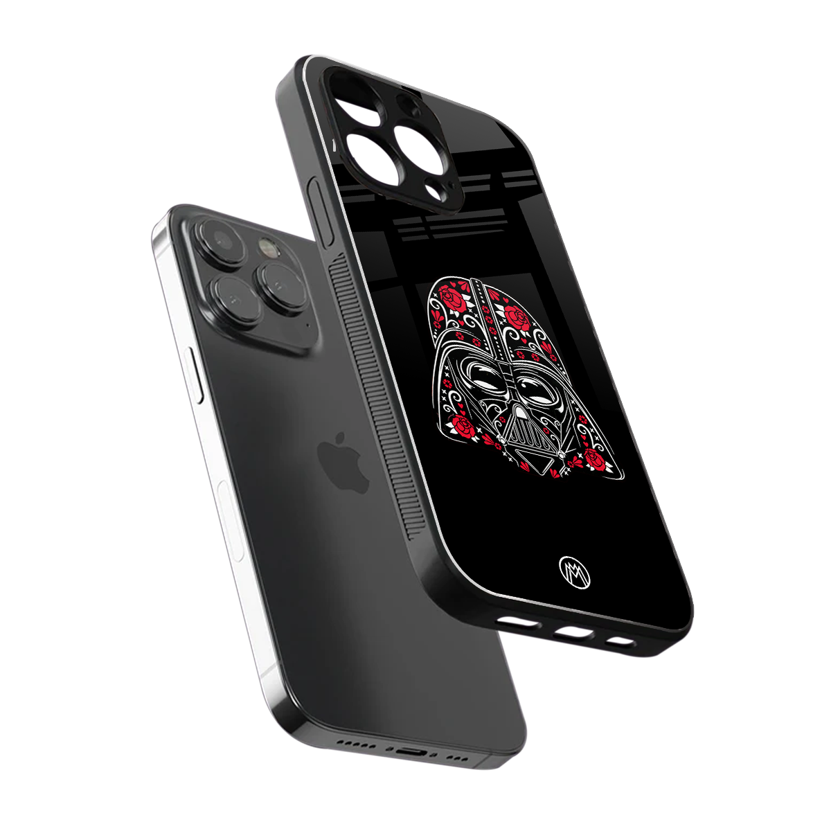 darth vader back phone cover | glass case for iphone 15 pro max