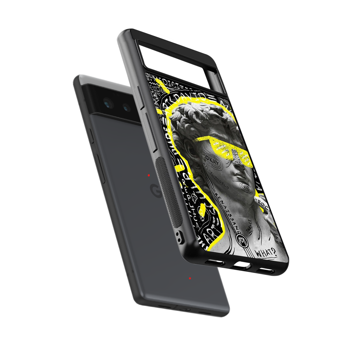 david of michelangelo back phone cover | glass case for Google Pixel 6A