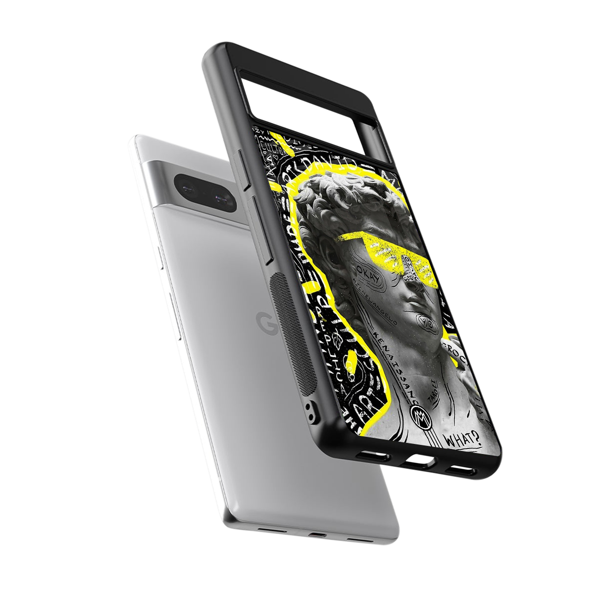 david of michelangelo back phone cover | glass case for Google Pixel 7A