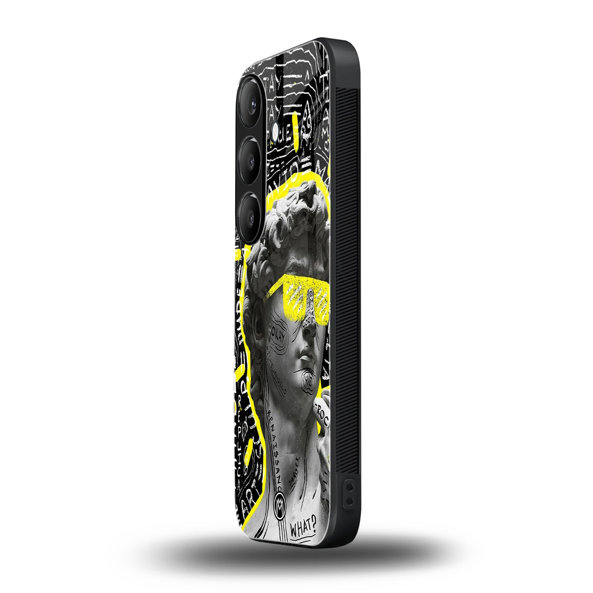 david of michelangelo back phone cover | glass case for samsung galaxy s23 plus
