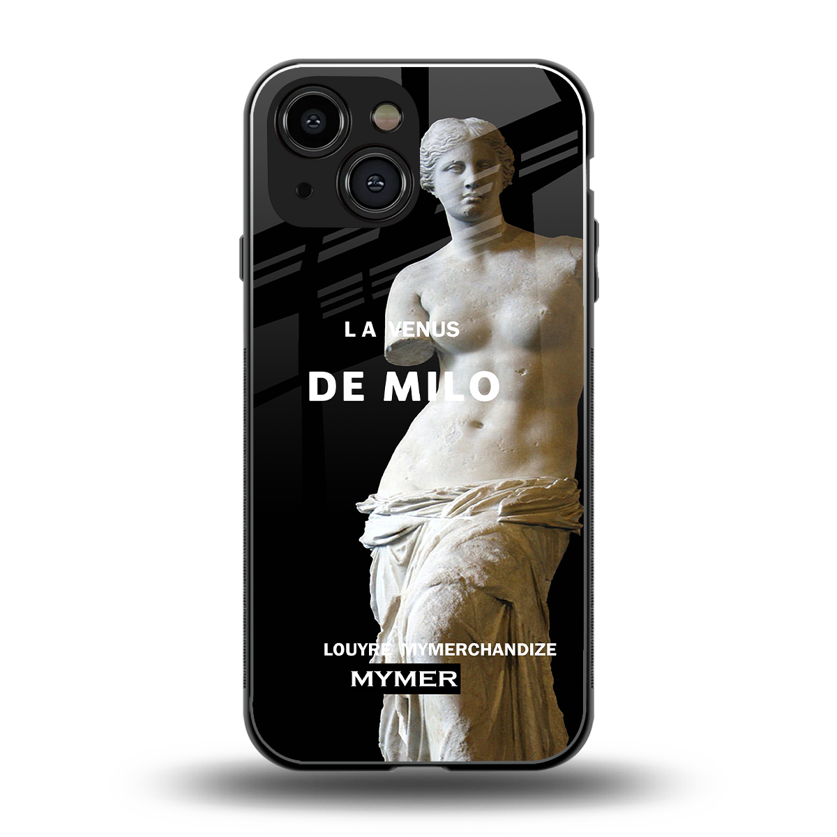 de milo back phone cover | glass case for iphone 13 mini