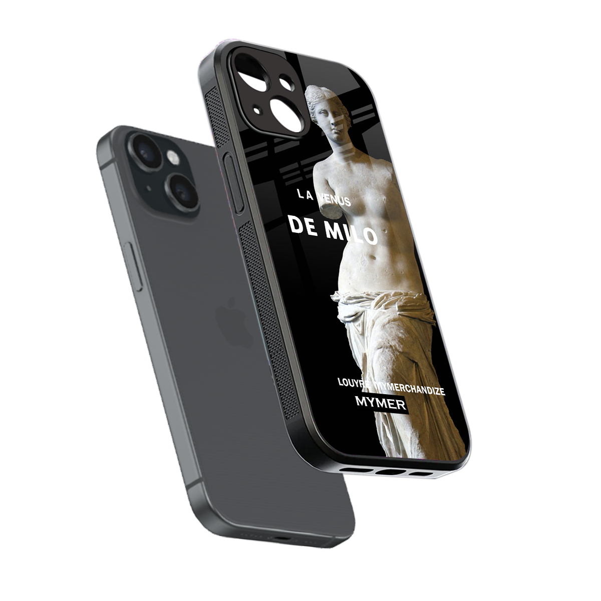 de milo back phone cover | glass case for iphone 13 mini