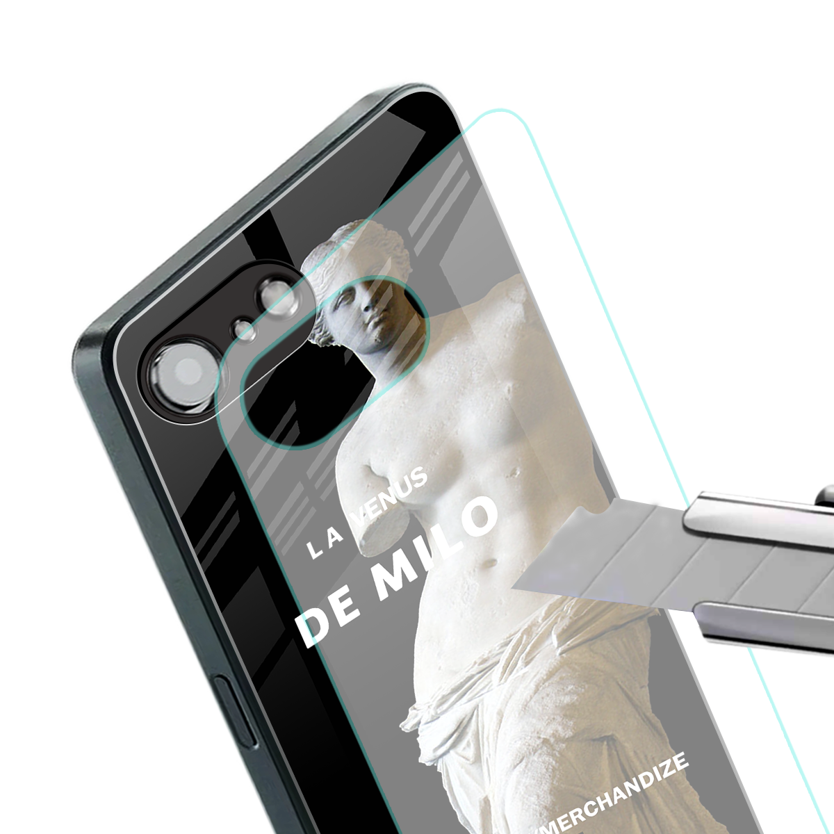 de milo back phone cover | glass case for iphone 16e
