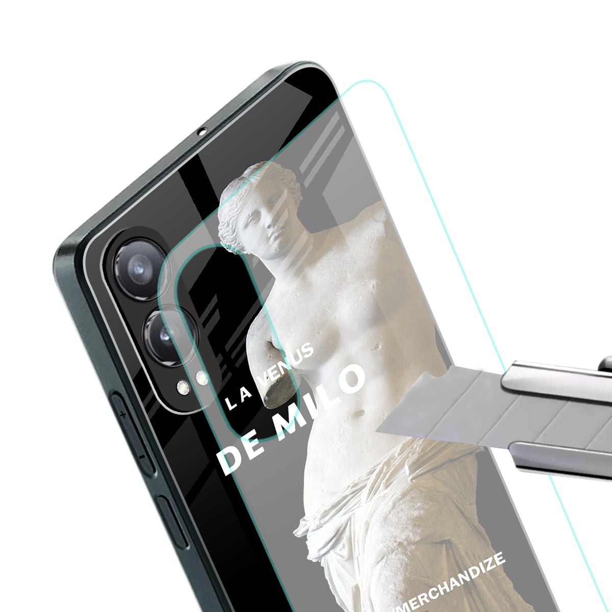 de milo back phone cover | glass case for oneplus nord ce 4 lite
