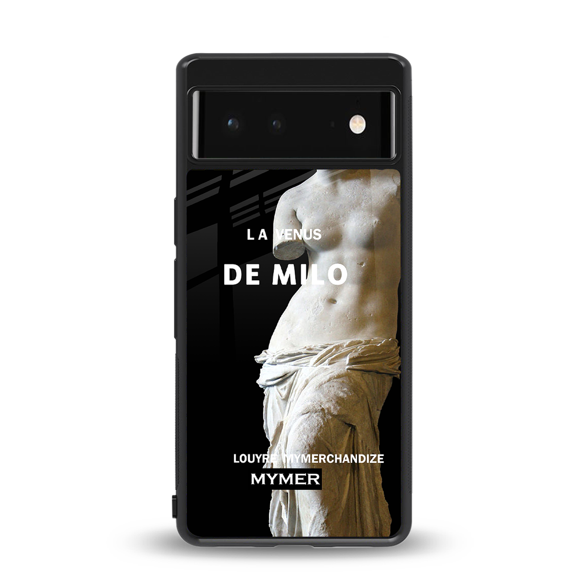 de milo back phone cover | glass case for google pixel 6