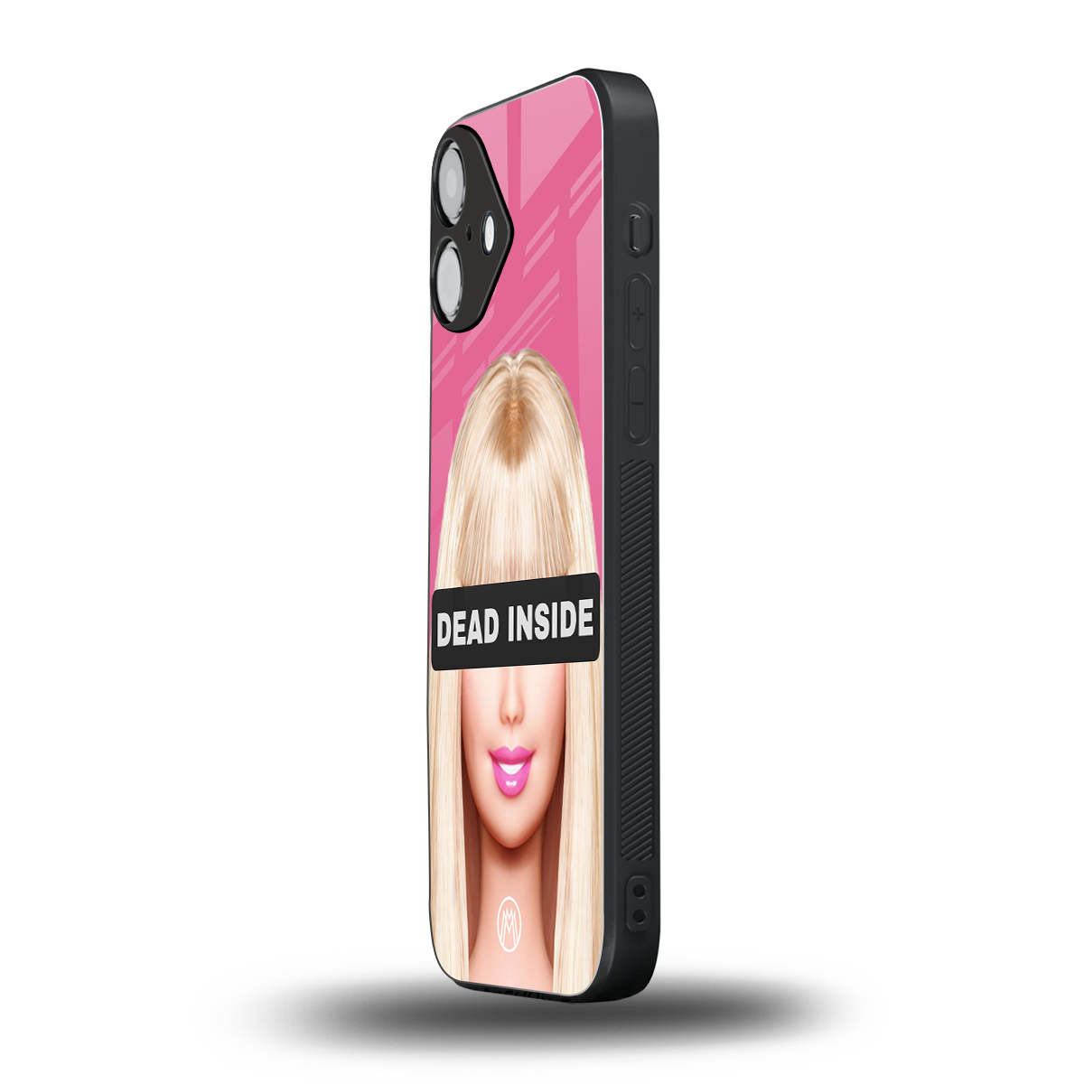dead inside back phone cover | glass case for iphone 16 plus