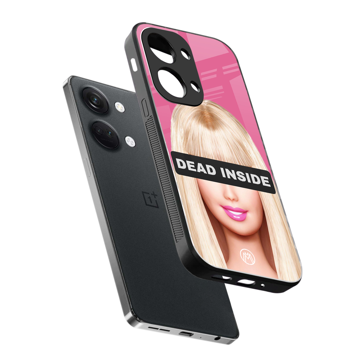 dead inside back phone cover | glass case for oneplus nord 3