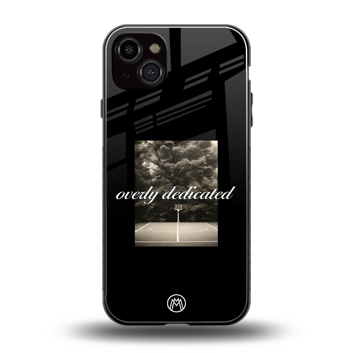 dedication back phone cover | glass case for iphone 15 plus