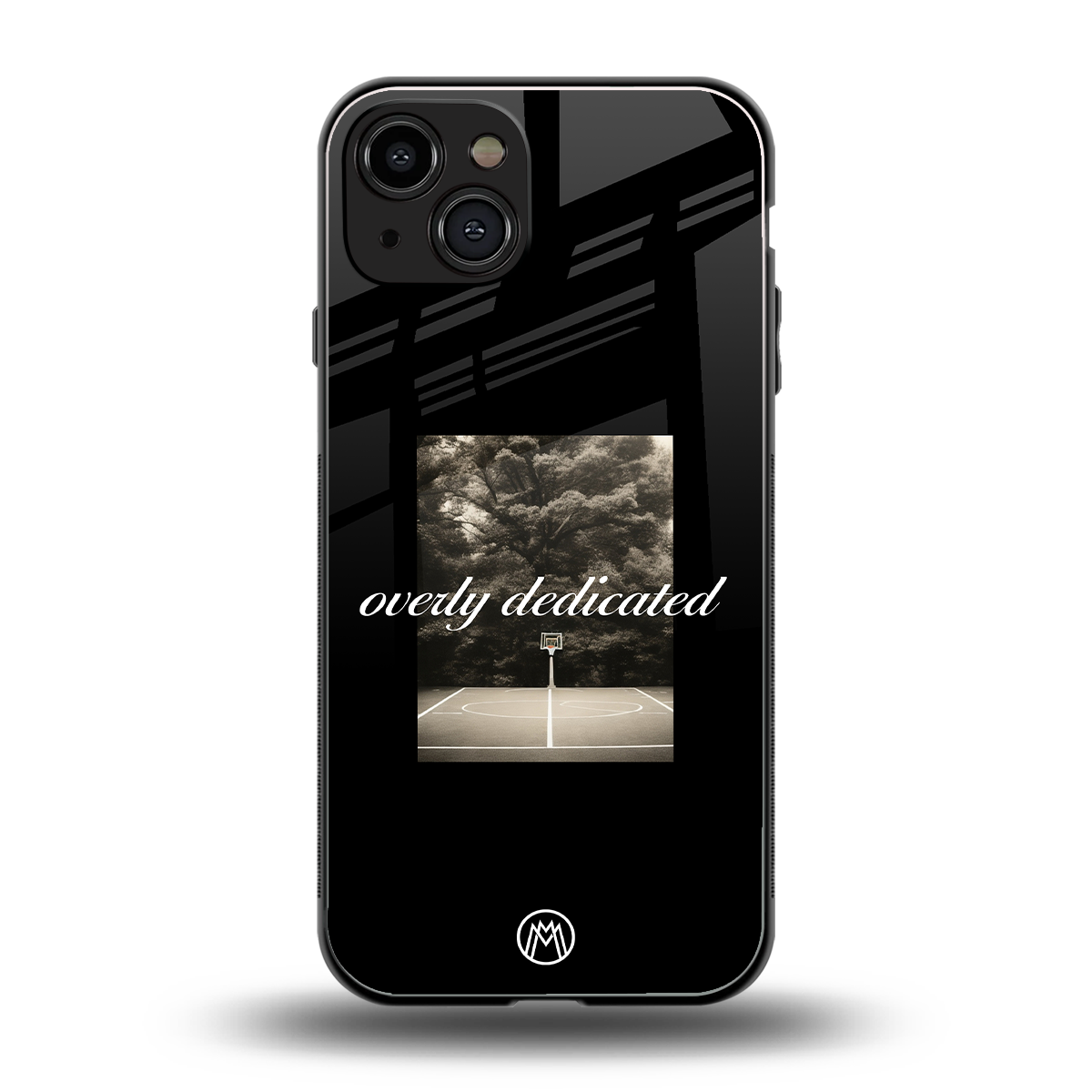 dedication back phone cover | glass case for iphone 15
