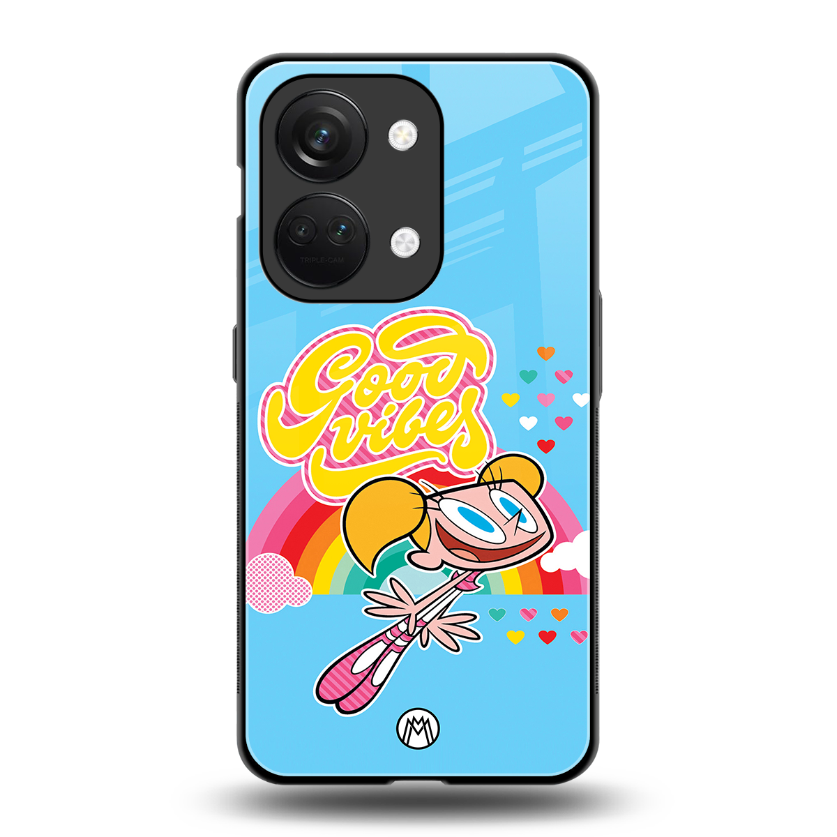 deedee good vibes back phone cover | glass case for oneplus nord 3