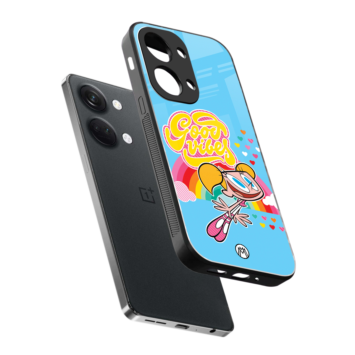 deedee good vibes back phone cover | glass case for oneplus nord 3