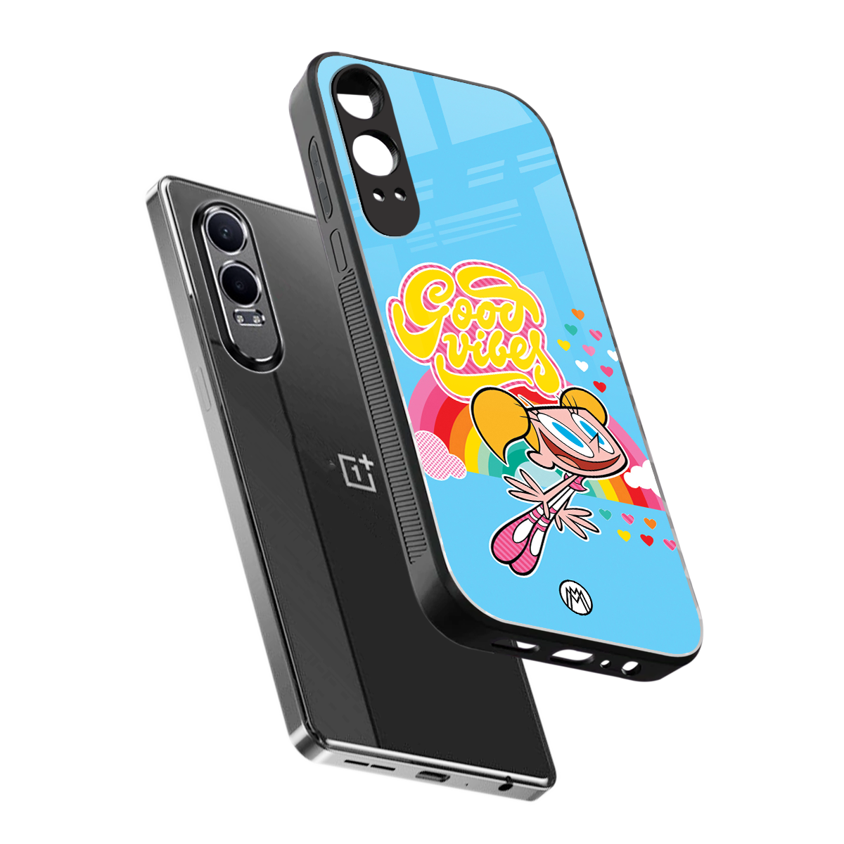 deedee good vibes back phone cover | glass case for oneplus nord ce 4 lite