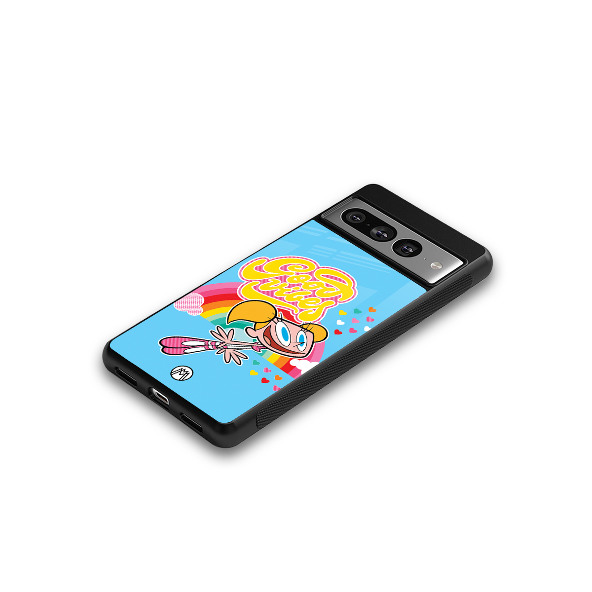 deedee good vibes back phone cover | glass case for google pixel 7 pro
