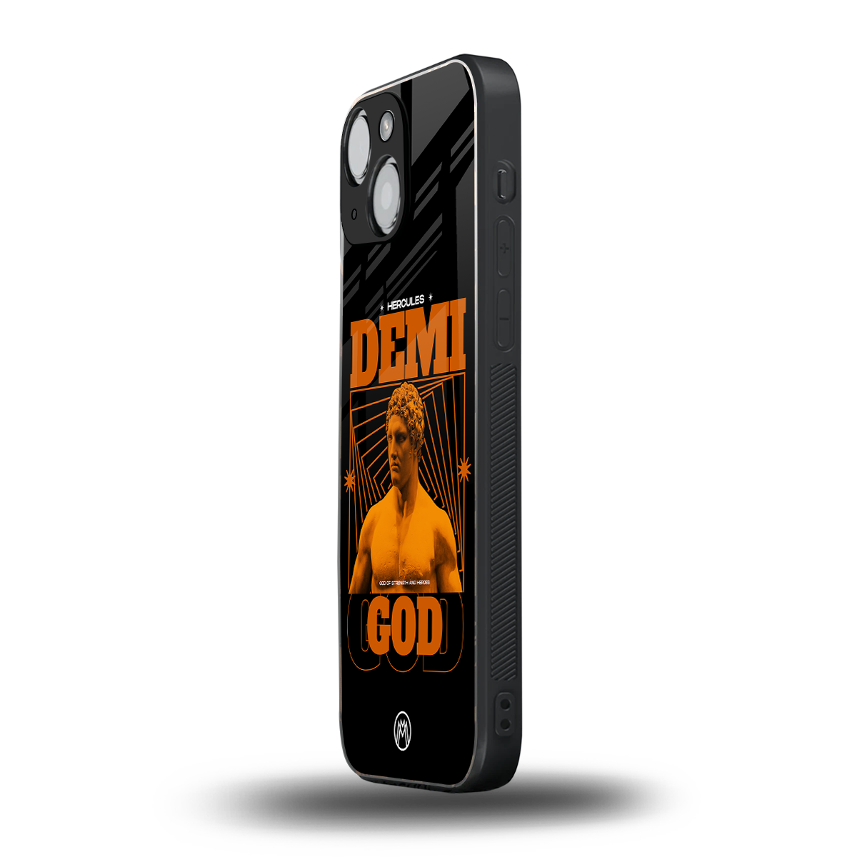 demi god back phone cover | glass case for iphone 13 mini