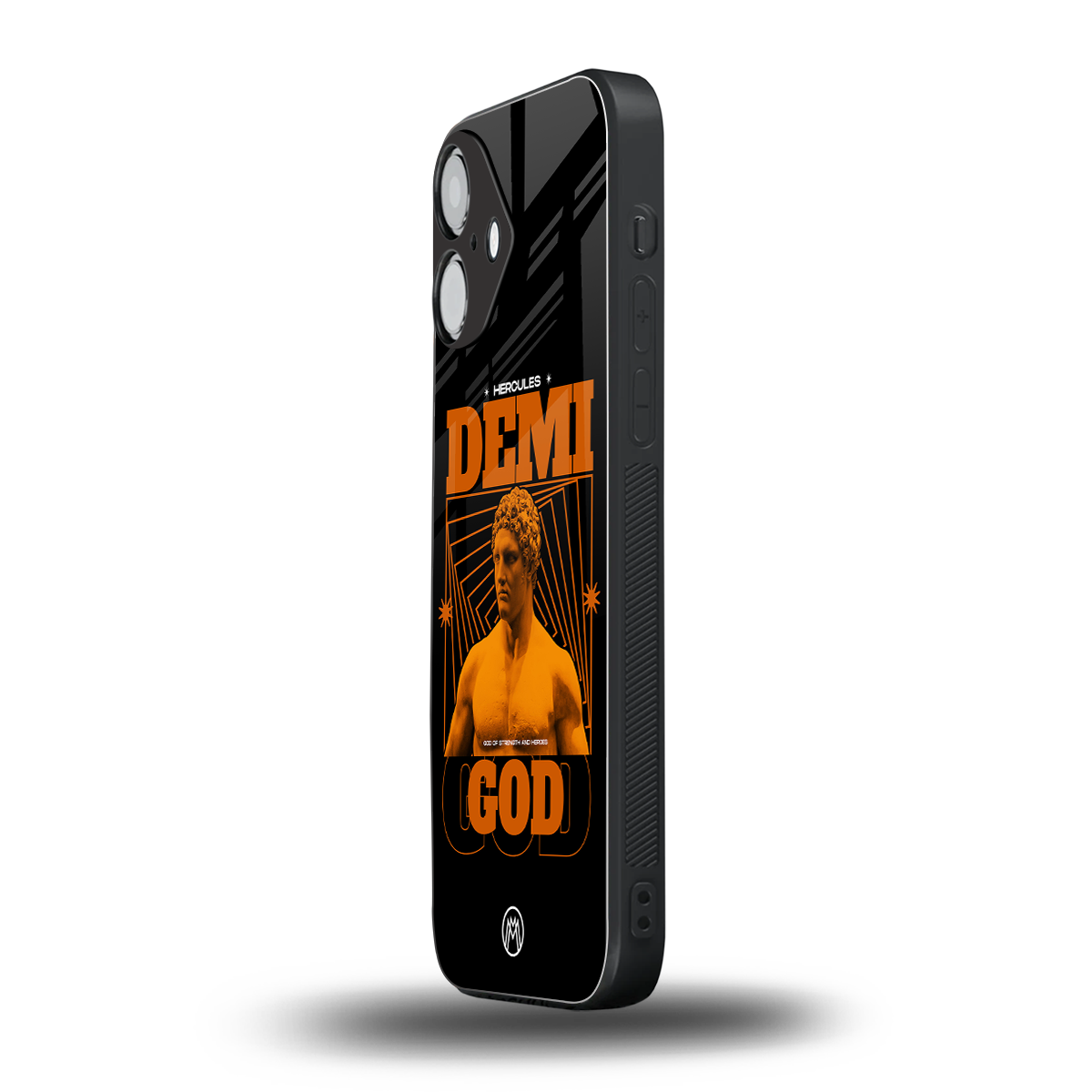 demi god back phone cover | glass case for iphone 16