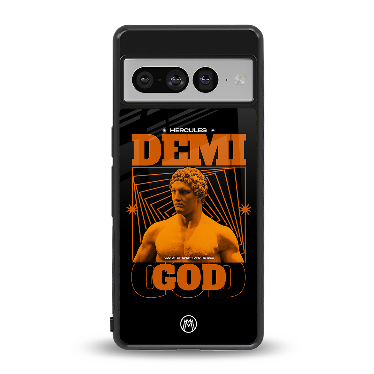 demi god back phone cover | glass case for google pixel 7 pro