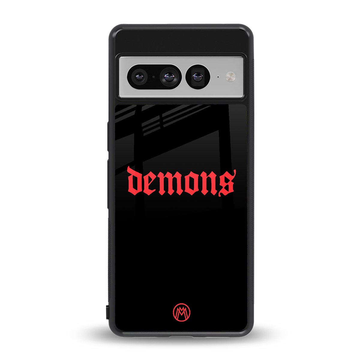 demons back phone cover | glass case for google pixel 7 pro