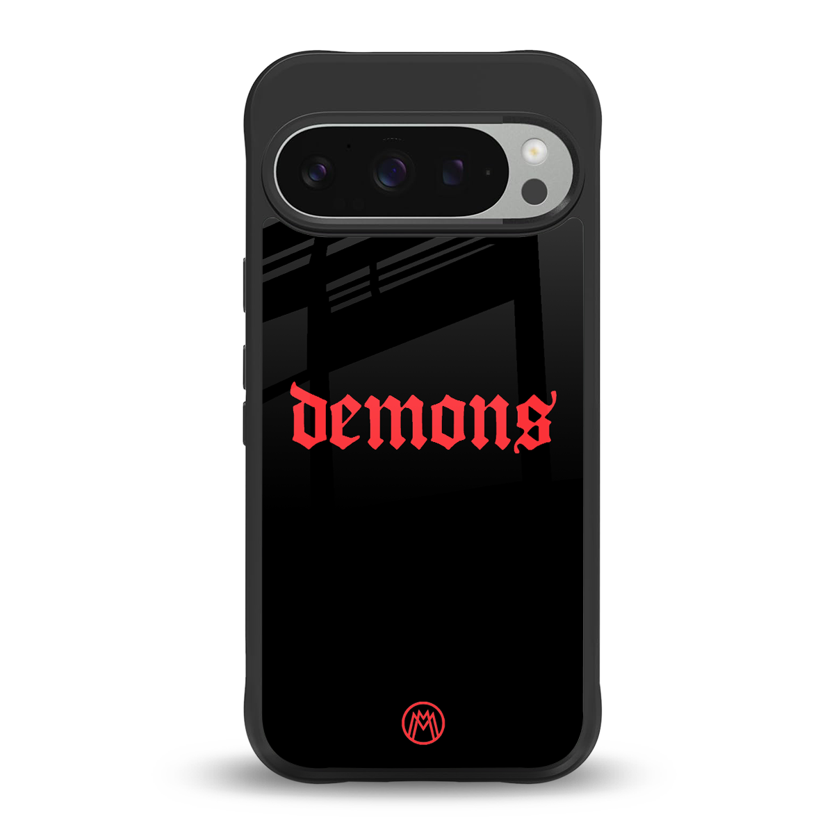 demons back phone cover | glass case for google pixel 9 pro