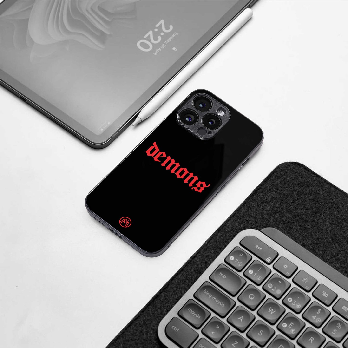 demons back phone cover | glass case for samsung galaxy s24 ultra