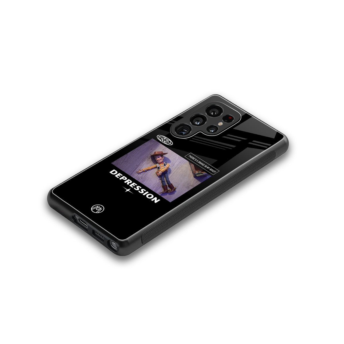depression back phone cover | glass case for samsung galaxy s25 ultra