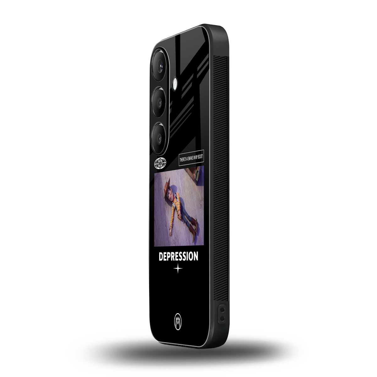 depression back phone cover | glass case for samsung galaxy s23 plus