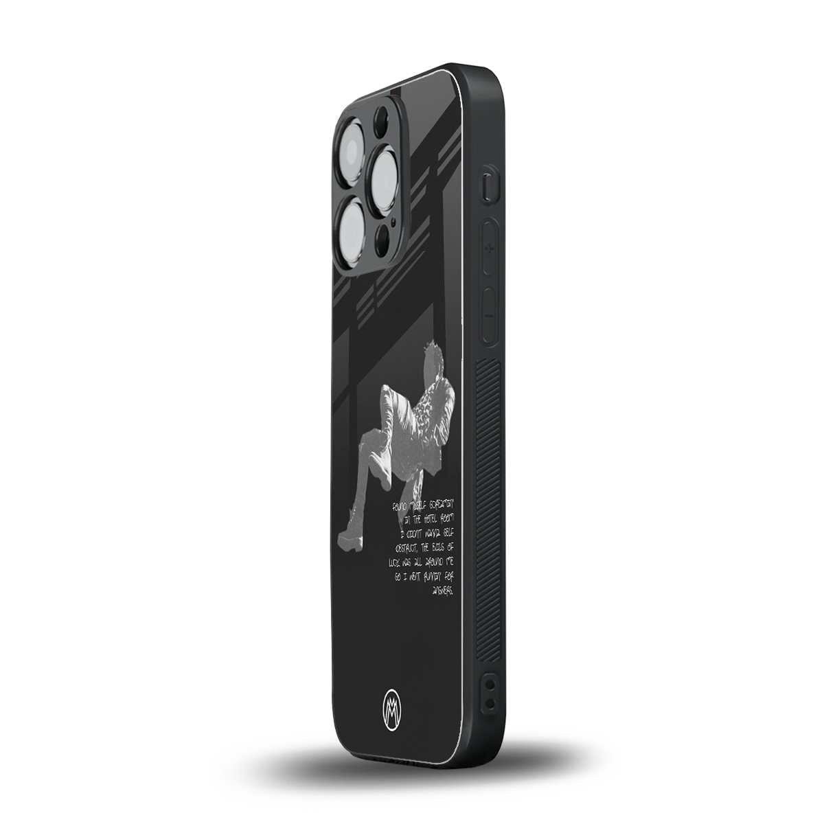 despair back phone cover | glass case for iphone 14 pro
