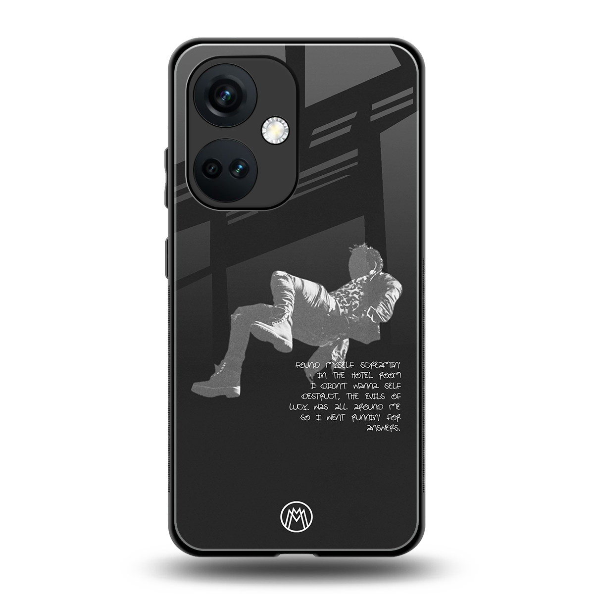 despair back phone cover | glass case for oneplus nord ce 3